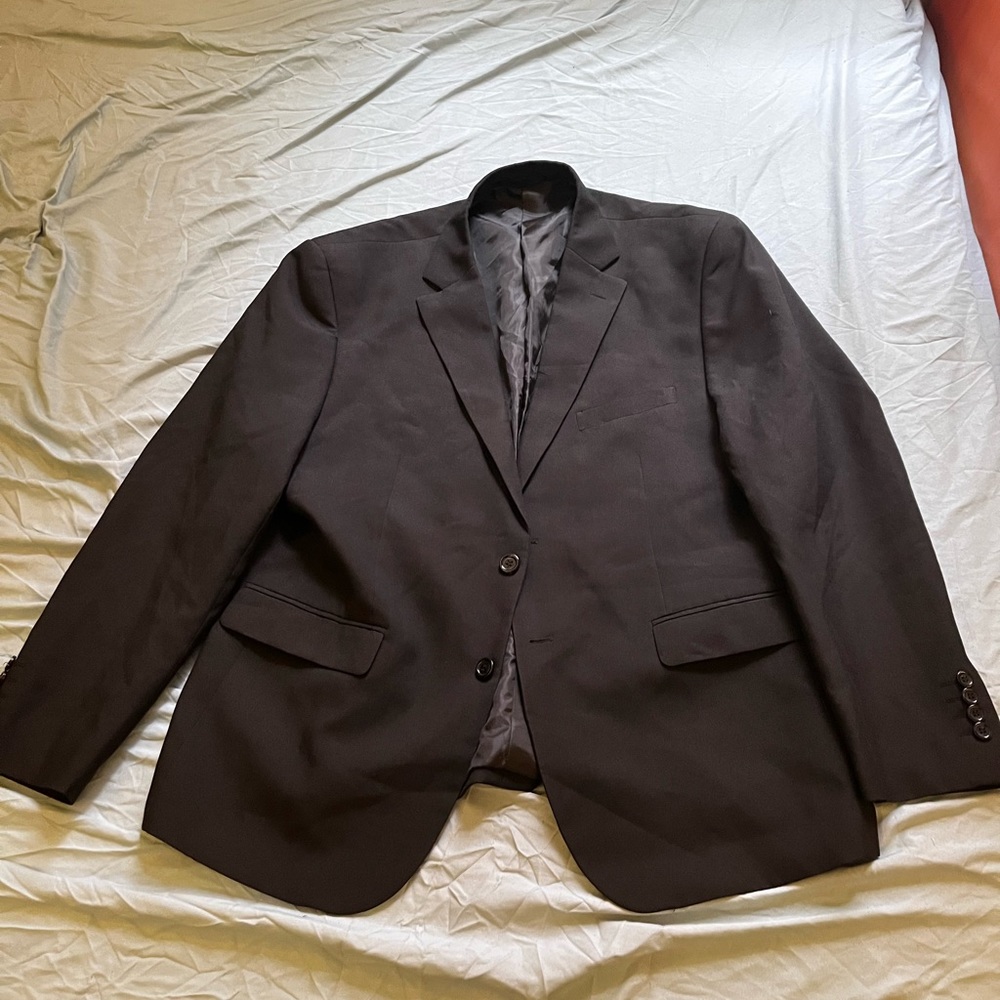 braveman black suit 44s